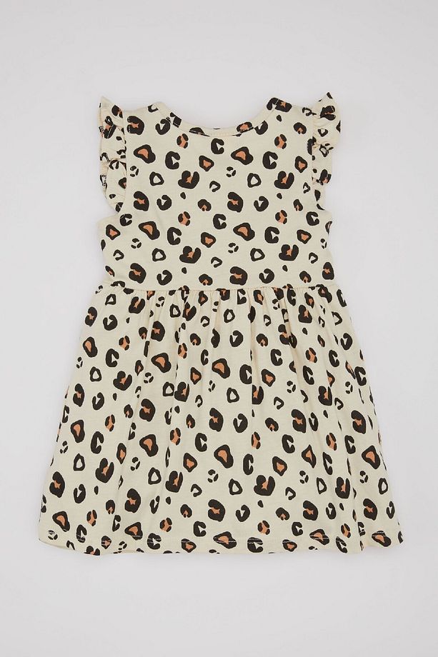 Kız Bebek Leopar Desenli Kolsuz Elbise A0136a524sm - 4