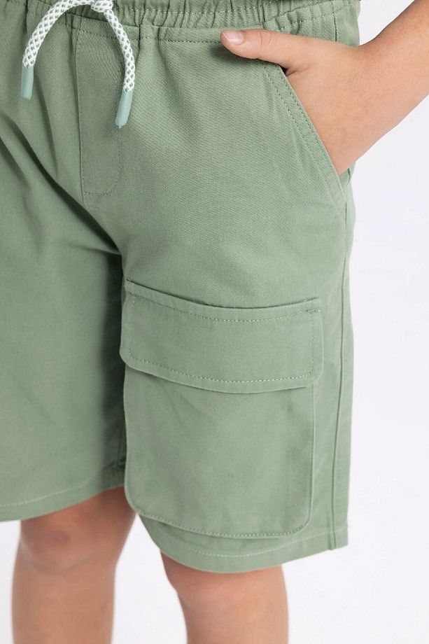 Erkek Çocuk Kargo Fit Gabardin Şort C3528a824sm - 5