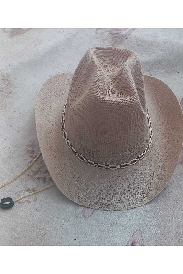 Erkek İpli Hasır Foter Şapka - 1