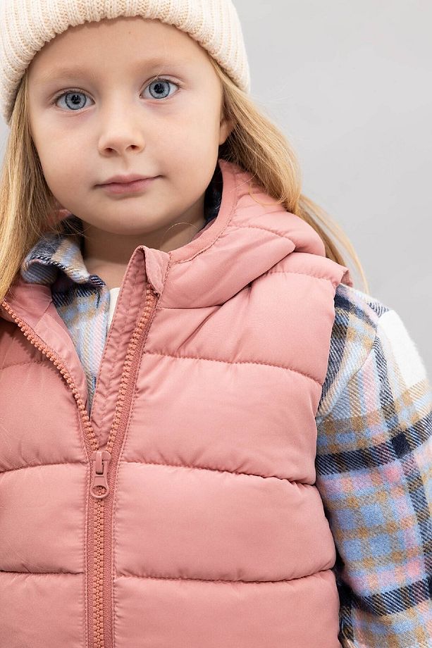 Kız Bebek Kapüşonlu Şişme Yelek A2475a524au - 3