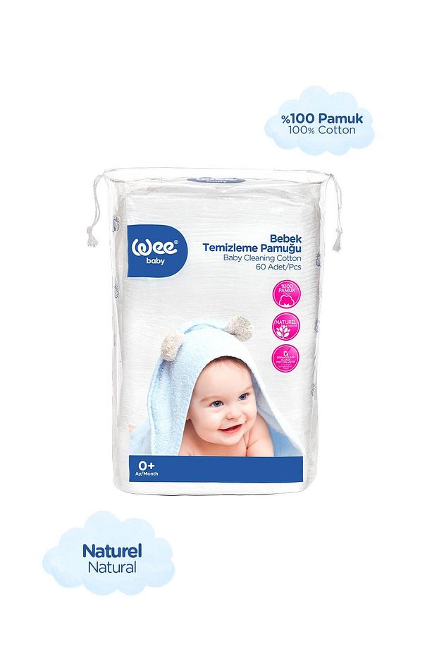 Bebek Temizleme Pamuğu Seti (60x12 720 Adet) - 3