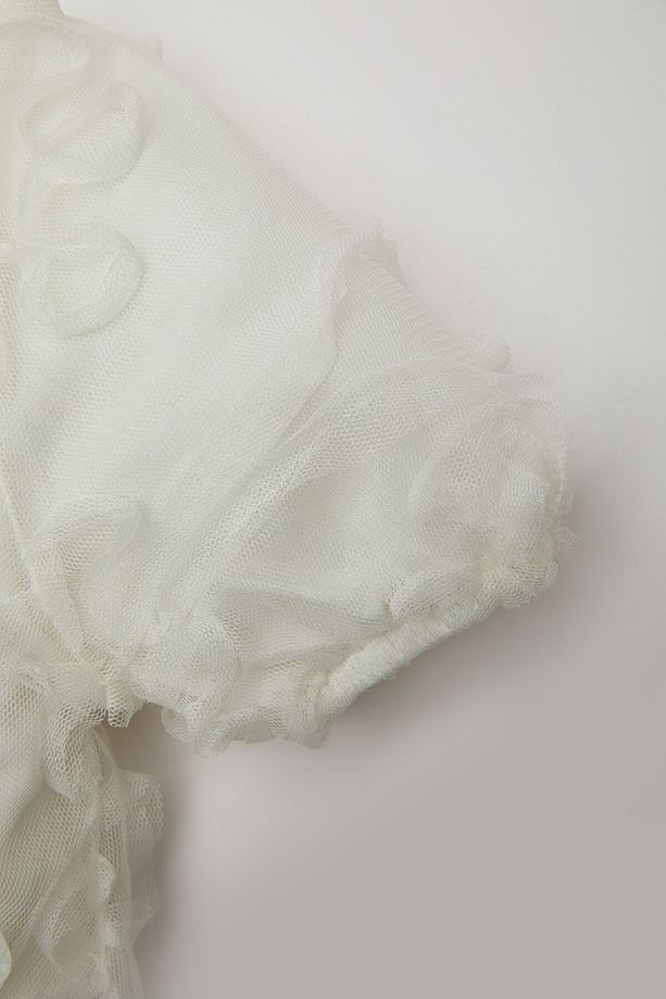 Kız Bebek Kısa Kollu Yazlık Tül Elbise C2399a524sm - 3