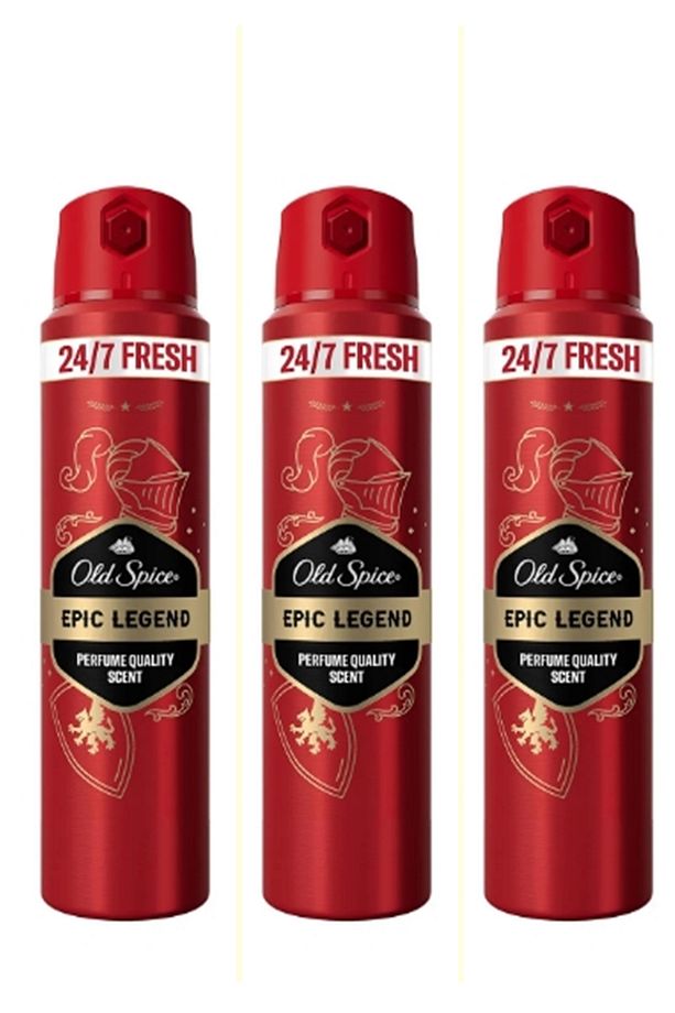 Epic Legend Erkek Sprey Vücut Deodorantı 150 ml x 3 ADET - 1
