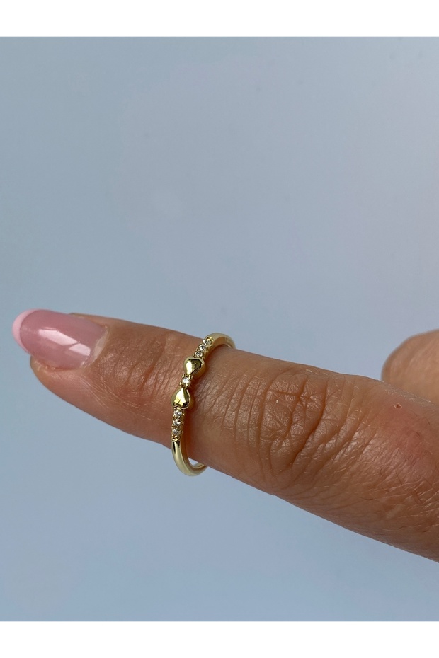 Bow Model Ring Adjustable with Stone - 2