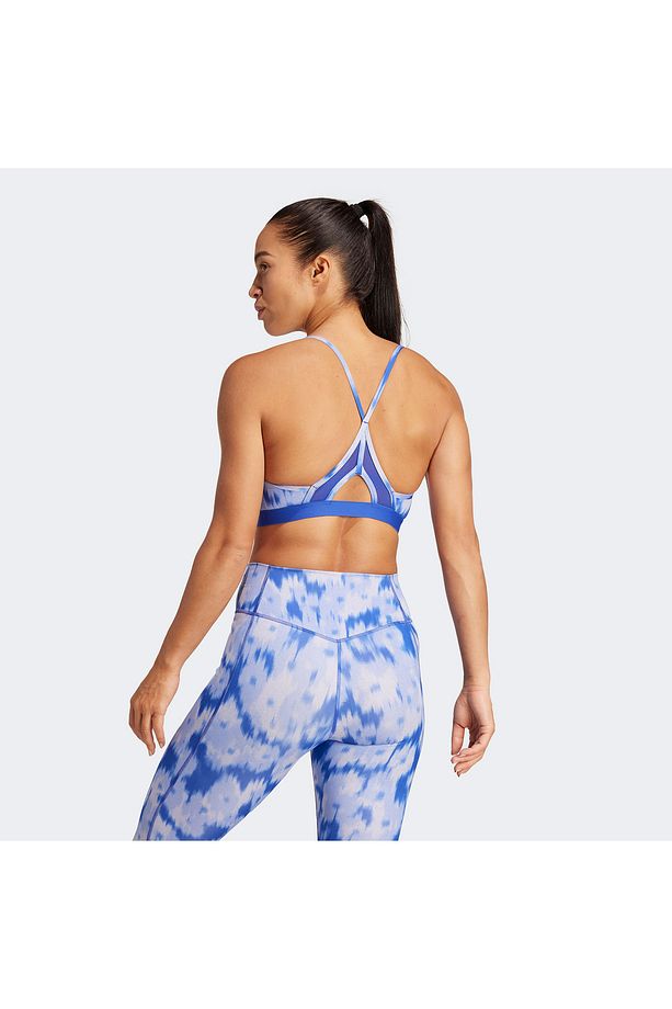 Aeroreact Training Essentials Light-Support Allover Print Sporcu Sütyeni - 3