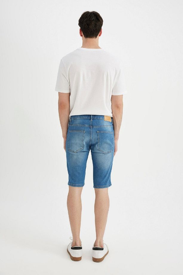 Skinny Fit Jean Bermuda Şort A4803ax24sm - 6