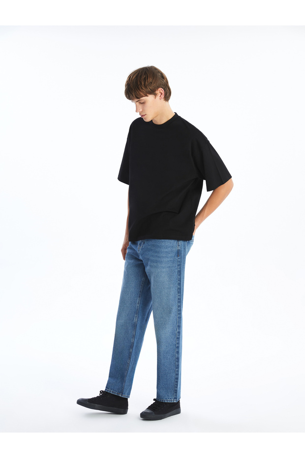 Baggy Fit Erkek Jean Pantolon - 1