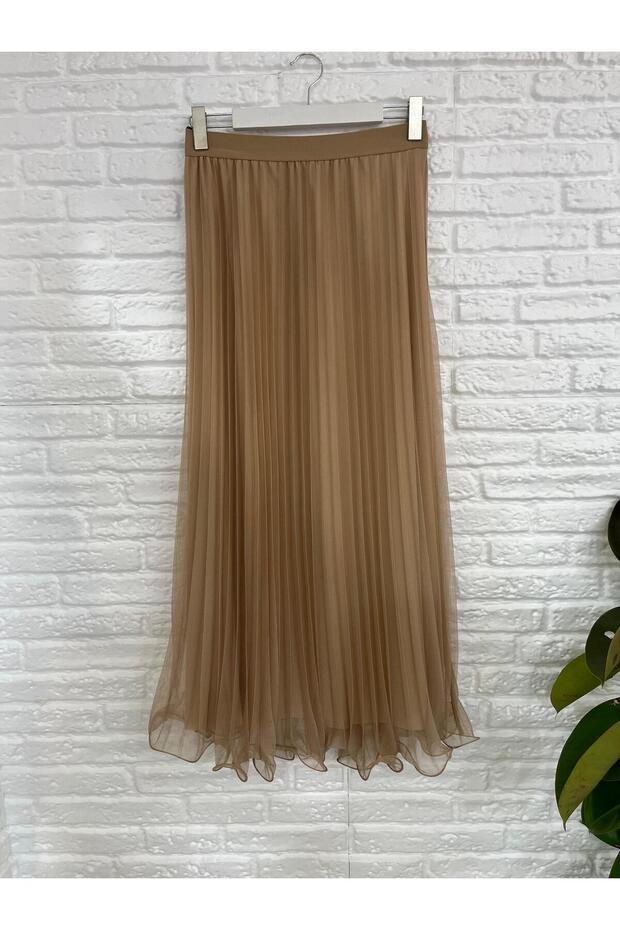 ,Piliseli Tül Etek Vizon - 1