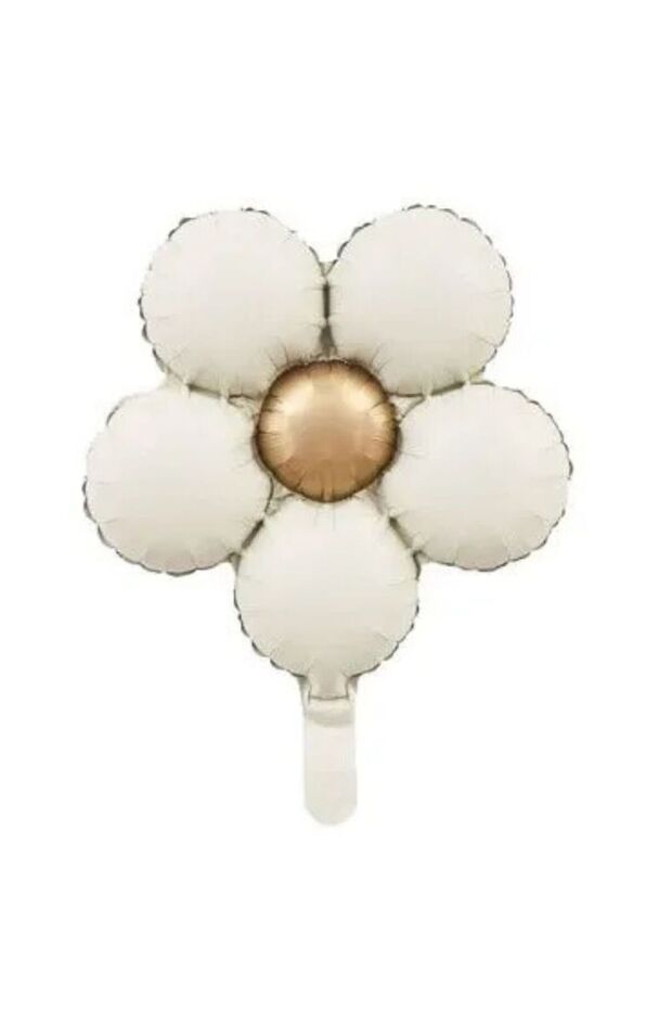 Retro Cream Color Daisy Foil Balloon 1 Piece