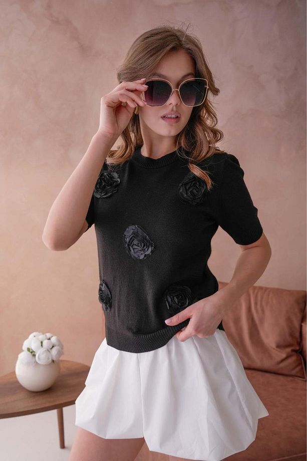 Kadın Triko Tshirt - 41611 - 3