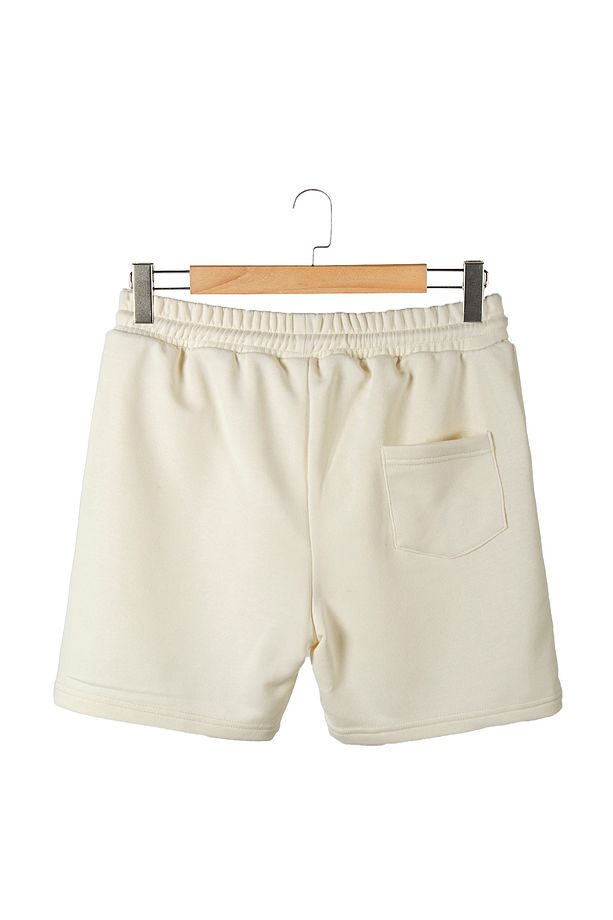 2'li Erkek Siyah - Ekru Basic Regular Fit Şort & Bermuda - 4