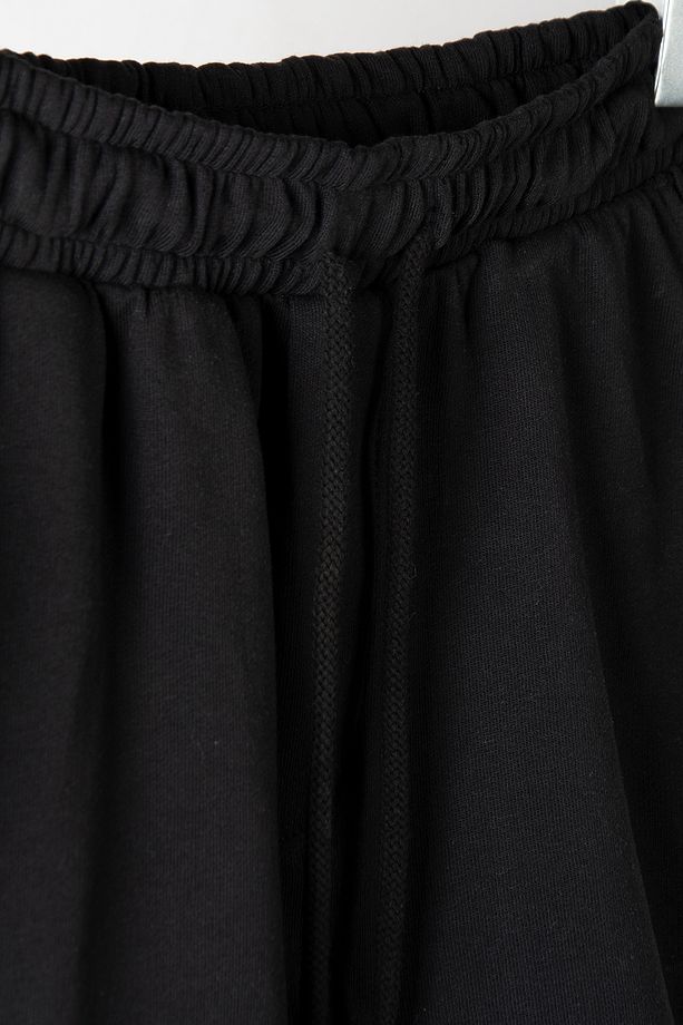 2'li Erkek Siyah - Ekru Basic Regular Fit Şort & Bermuda - 6