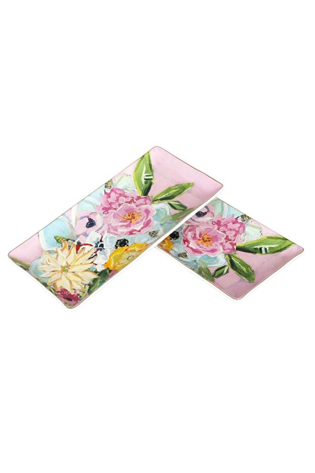 Peony Bone 2Lı Servıs Tabağı 27Cm - 3