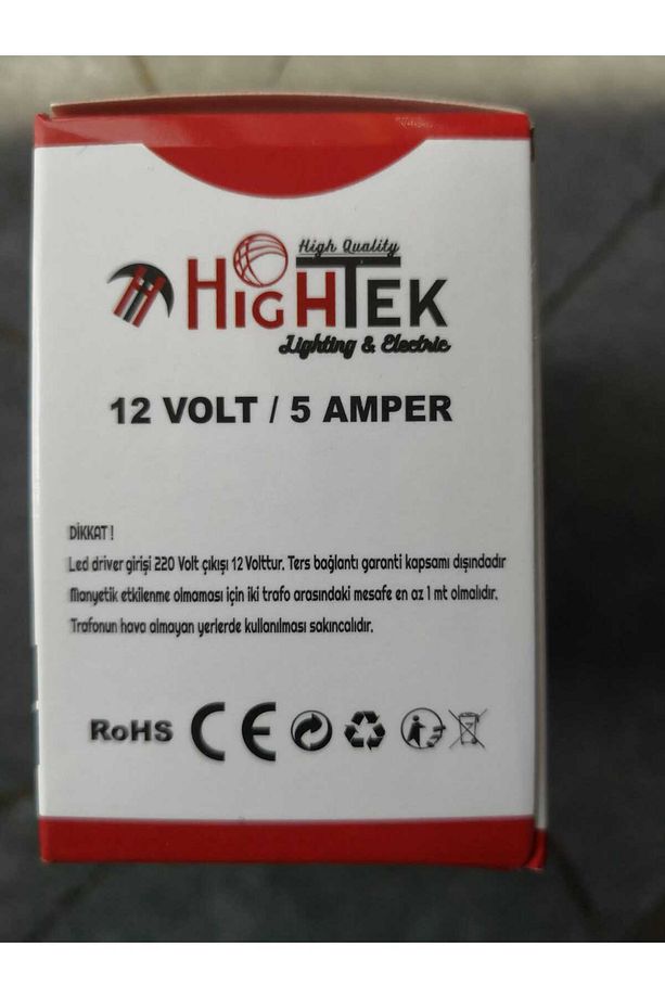 12 Volt 5 Amper Adaptör - 12v 5a Priz Tipi Adaptör Led Kamera Çeşitli Cihazlar 5,5*2,5 Jack - 5