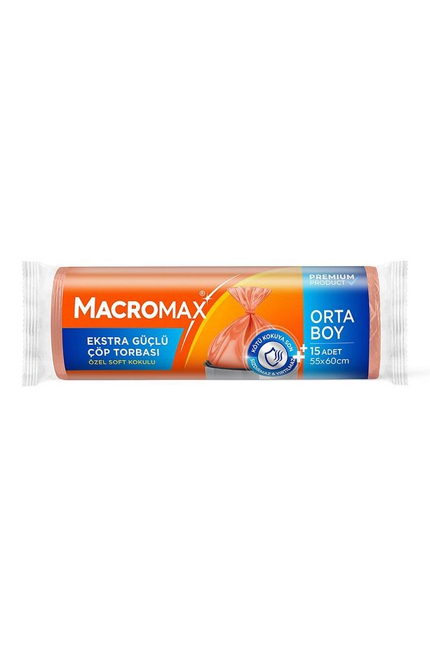 Extra Güçlü Orta Boy Çöp Poşeti 15'li - 1