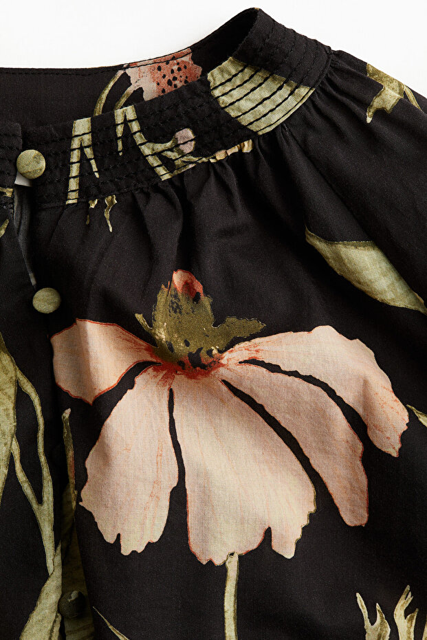 Bant Yakalı Bluz - 5