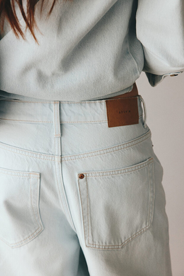 High Knee Kot Şort - 5