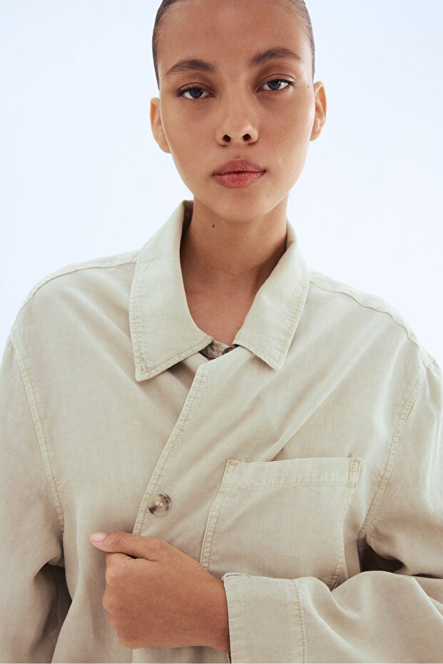 Lyocell Karışımlı Ceket - 3