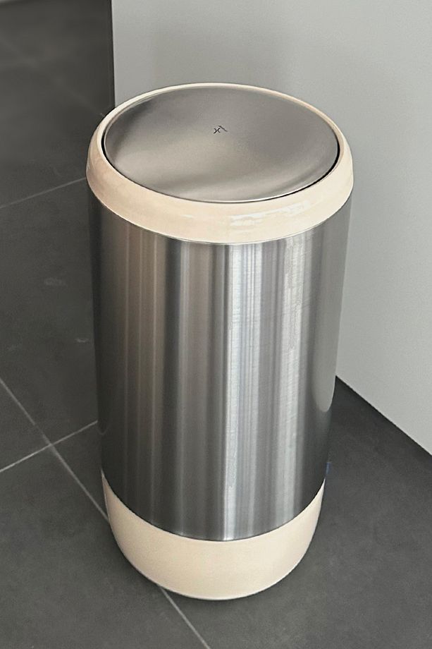 Lima 30 Lt Banyo Mutfak Ofis Çöp Kovası Bej - 1