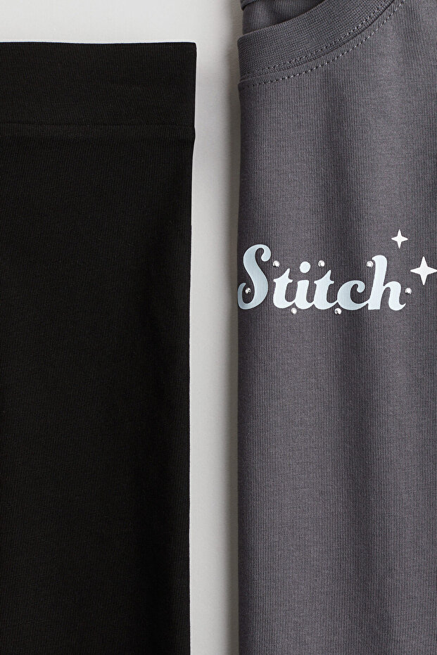 2 Parçalı Baskılı Set - 3