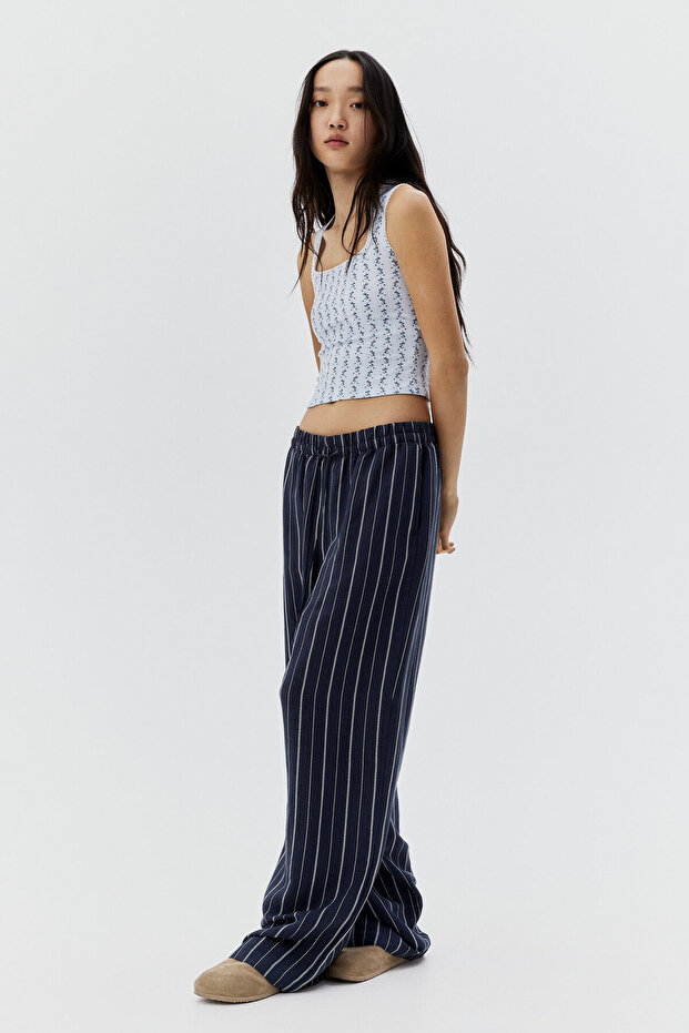 Piko Şeritli Kolsuz Üst - 2