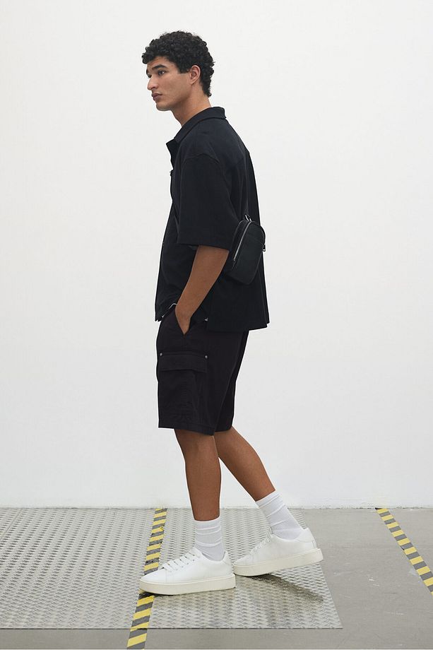 Kargo Şort Relaxed Fit - 4