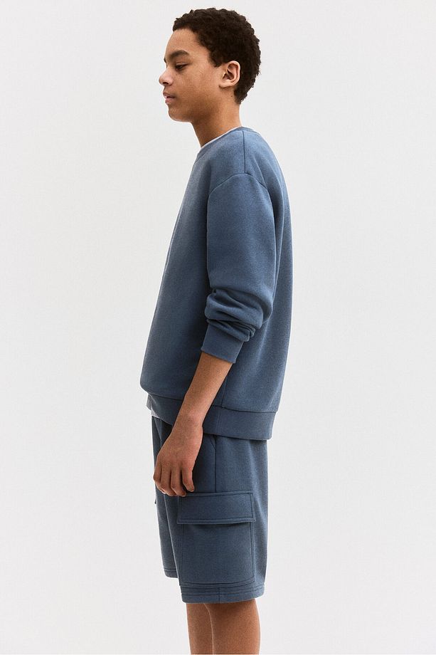 2 Parçalı Sweatshirt ve Şort Set - 1