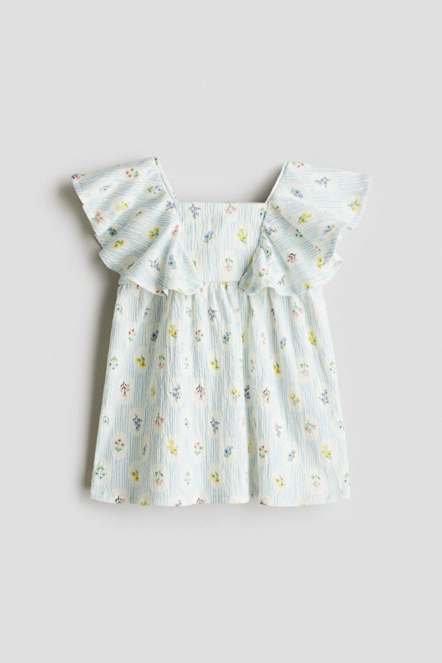 Farbalalı Elbise - 1