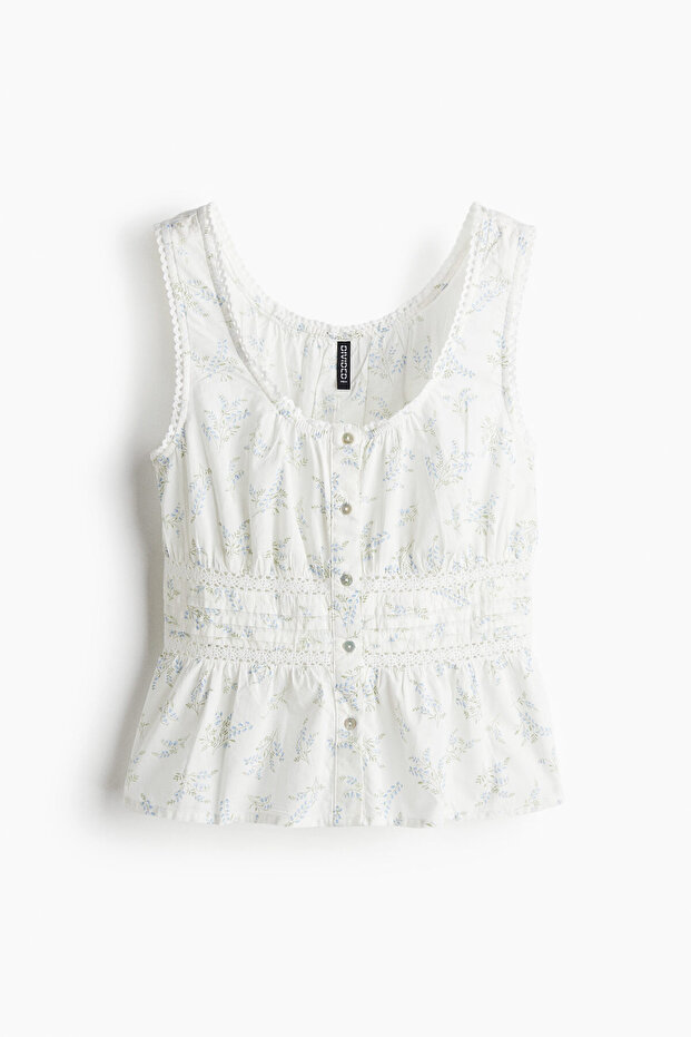 Peplumlu Kolsuz Üst - 3