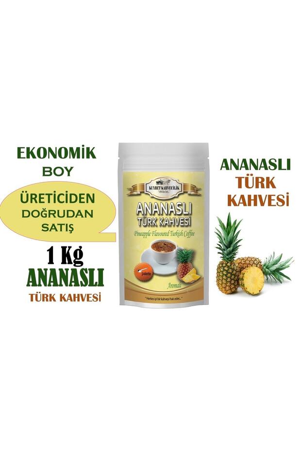 1 Kg Turkish Coffee with Pineapple Economic Size