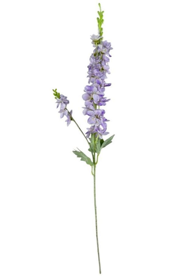 Yapay Çiçek Lila Sümbül Tek Dal Tomurcuklu 85*15cm Kumaş Çiçek Uzun Dal - 2