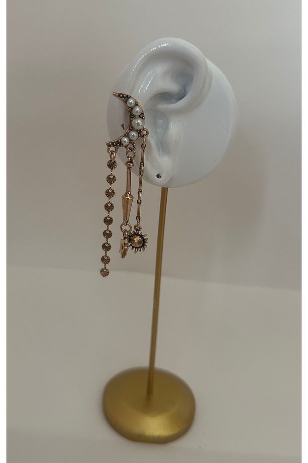 Güneş ve Ay Marka Model Küpe - 4