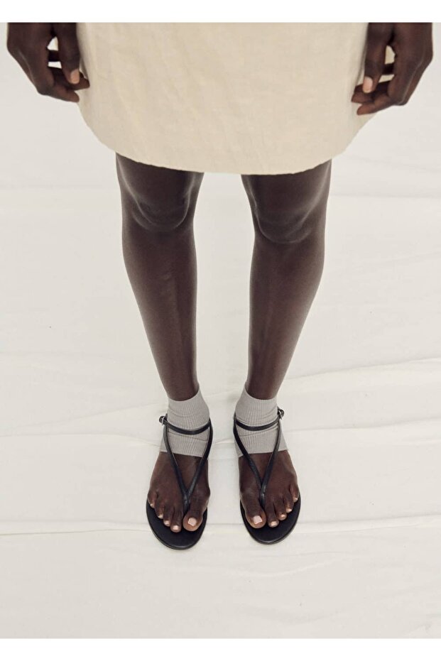 Yırtmaçlı kısa çorap - 2