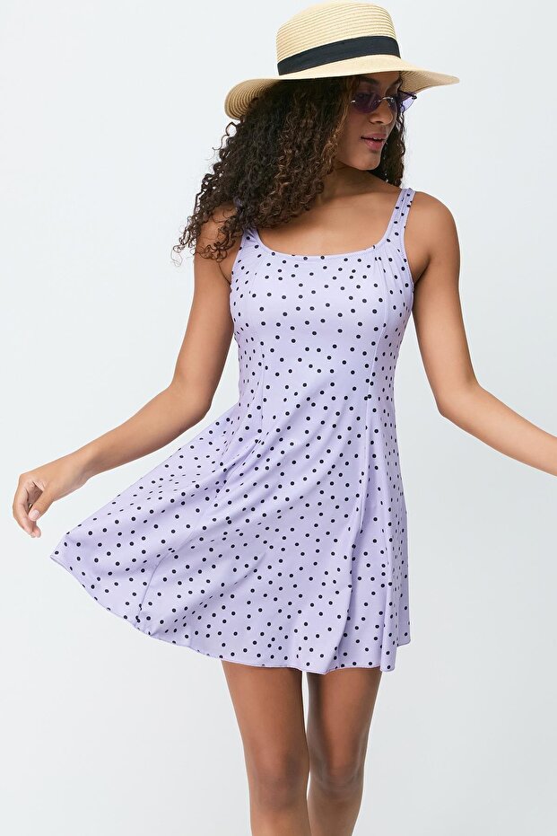 Elbise Mayo 7783 Mor - 4