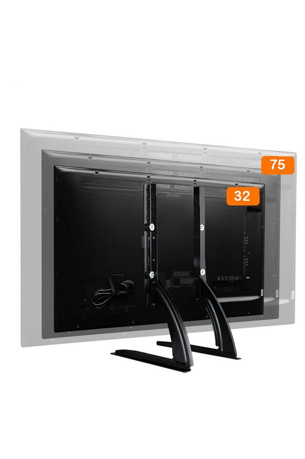 Tv Stand Masaüstü Stand 32-75inç Sabit Tv Yükseltme Lcd Taban Braketi Mönitör Lcd Led - 7