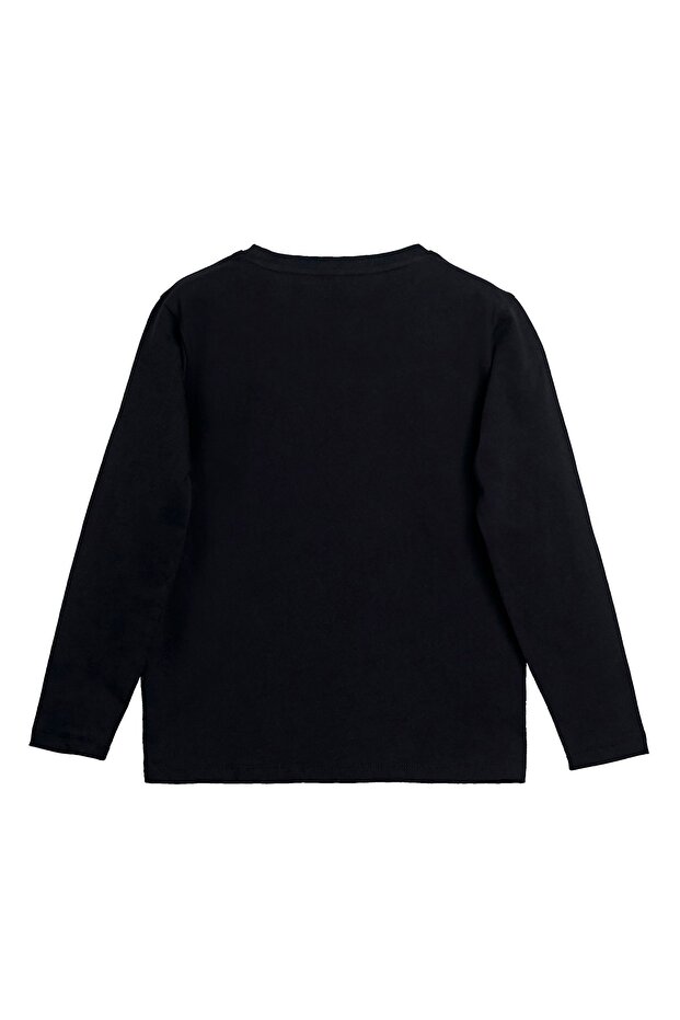 Tee Siyah Çocuk Sweatshirt - 3