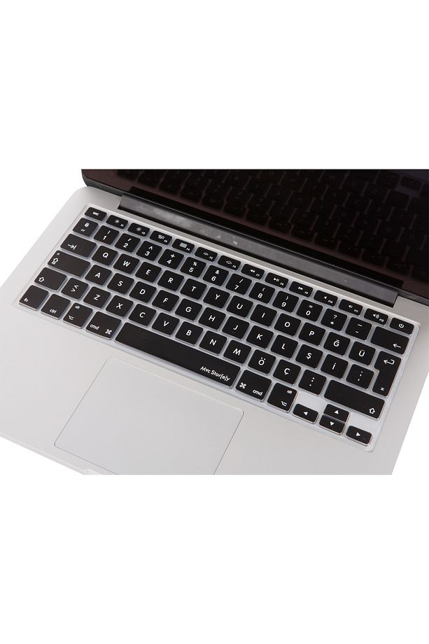 Macbook Kılıf Air Pro Klavye Koruyucu Türkçe Baskı (ESKİ USB'Lİ MODEL 2008-2017) A1466 A1502 Uyumlu - 4