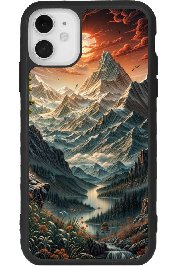 Matte Compatible Black Case for iPhone 12 – Soft Silicone, Protective, Shock Absorbing Cover