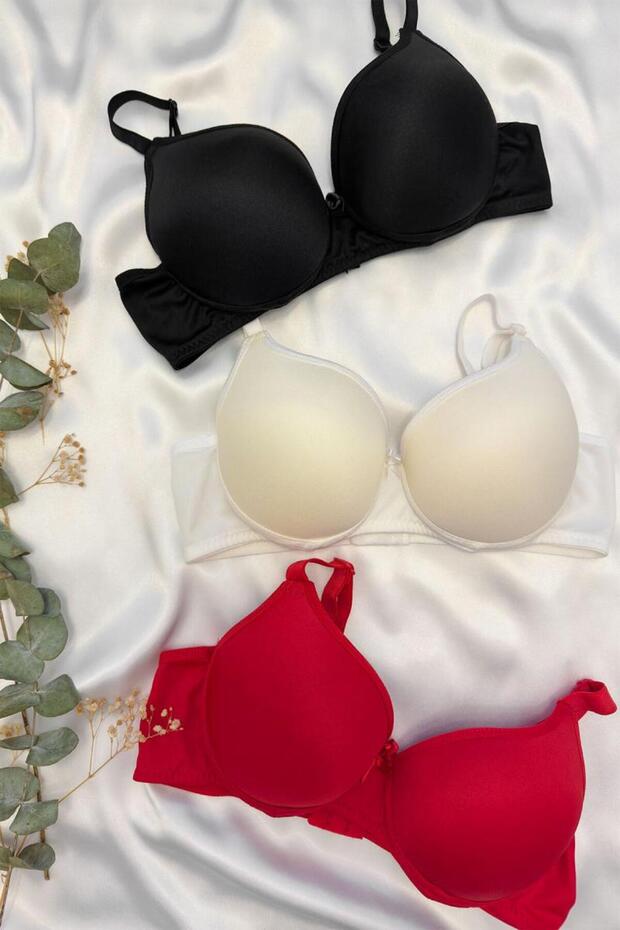 Women's Push-Up Bra Set of 3