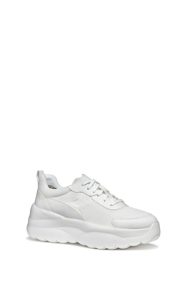 Kadın Beyaz D Xtors D - Mesh + Geobuck Bağcıklı Kalın Tabanlı Sneaker D551FD01454C1000 - 3