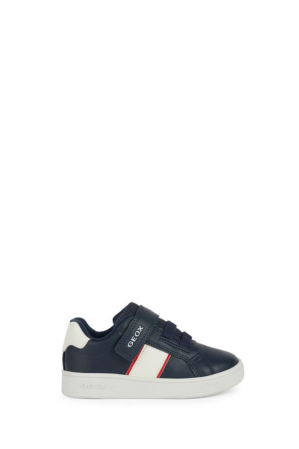 Erkek Bebek Lacivert B Eclyper A - Synt. Lea Çift Bantlı Sneaker B455LA000BCC0735 - 1