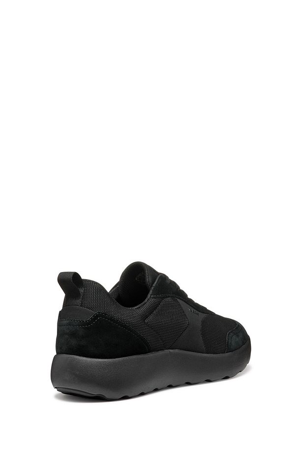 Erkek Siyah U Xtors D -Mesh + Suede Bağcıklı Deri Sneaker U55LFD01422C9999 - 4