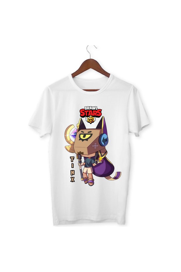 Brawl Stars Finx Tee Finx White Kids Adult White T-Shirt