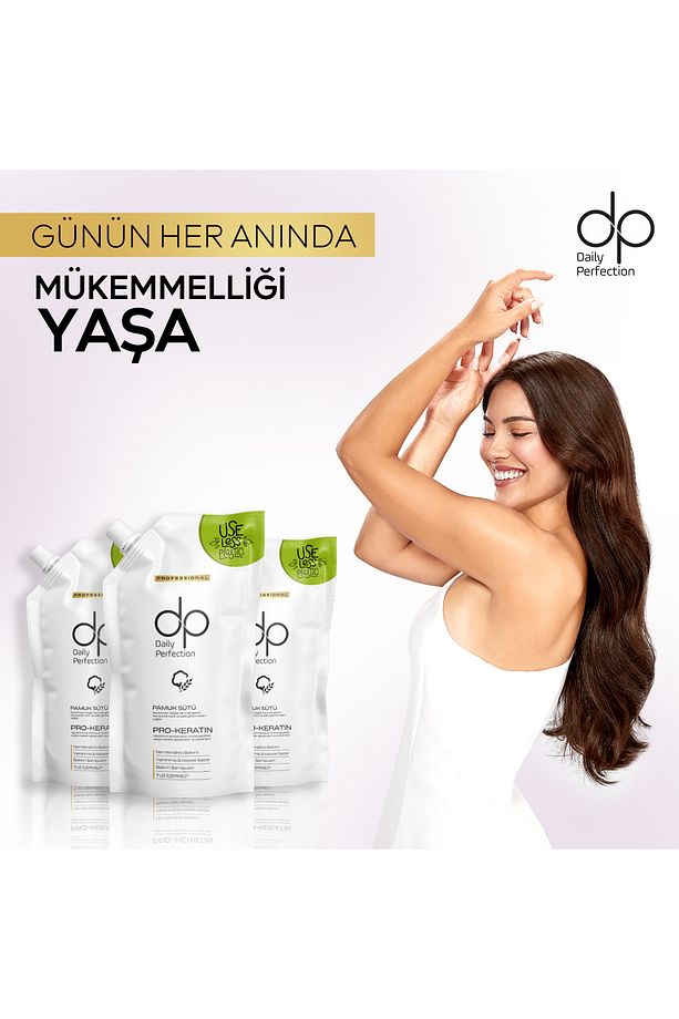 Şampuan Pamuk Sütü 800 ml X 3 Adet Yeniden Doldurulabilir Ekonomik Set - 6