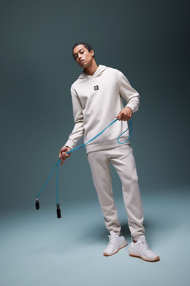 Fit Slim Fit Çift Cepli Esnek Paça Skuba Dalgıç Kumaş Jogger Eşofman Altı B9436ax24sp - 3