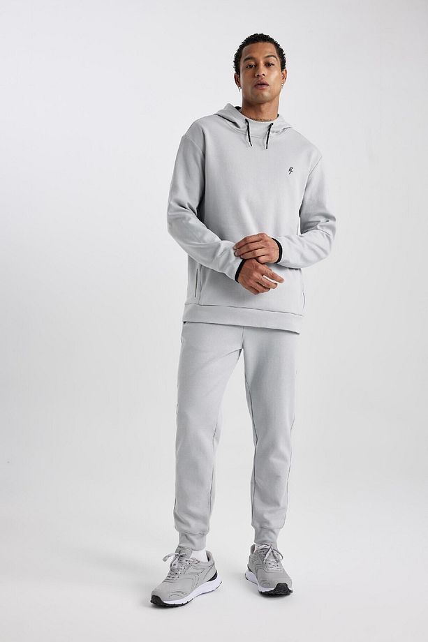 Fit Jogger Eşofman Altı Standart Fit Çift Cepli Esnek Lastikli Paça B4373ax24sp - 3