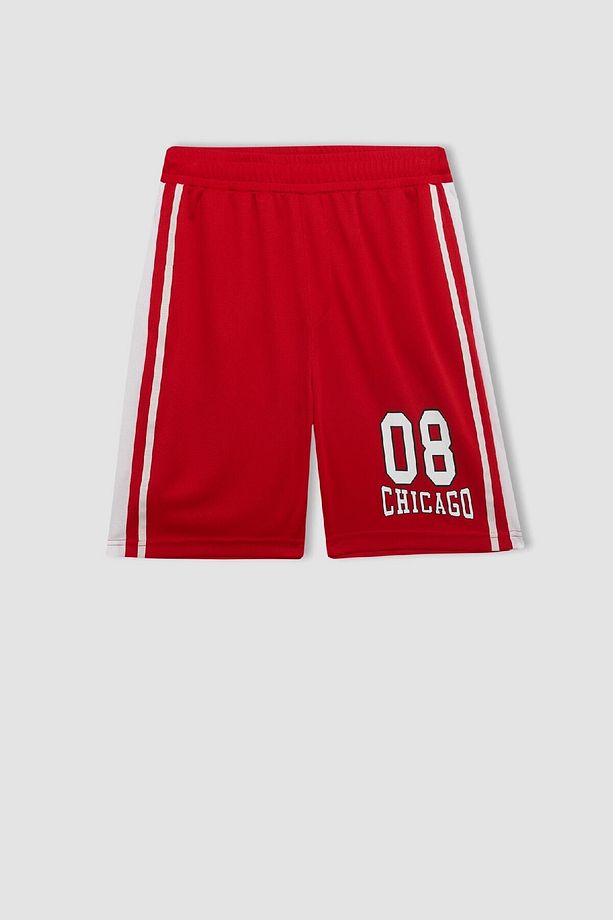 DeFactoFit Standart Fit Sporcu Kısa Paça Ağır Kumaş Şort C2422AX24SM - 7