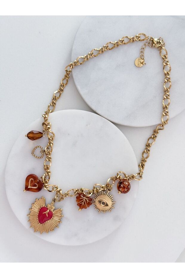 ÇELİK CHARM KOLYE - 3