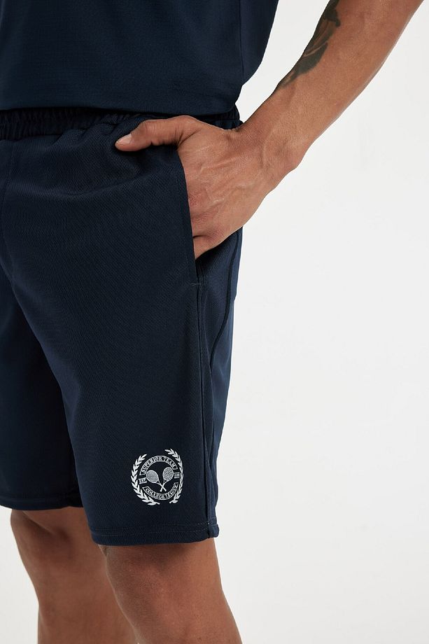 DeFactoFit Standart Fit Sporcu Kısa Paça Ağır Kumaş Şort C0425AX24SM - 4