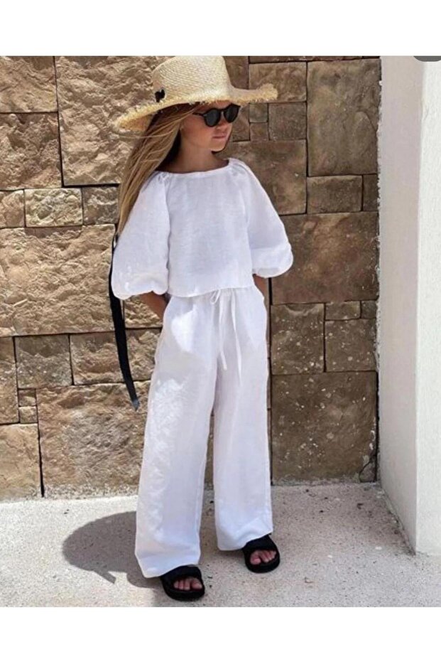 Laneno devojčino odelo - 1